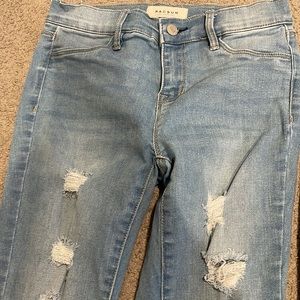 PACSUN light wash jeggings